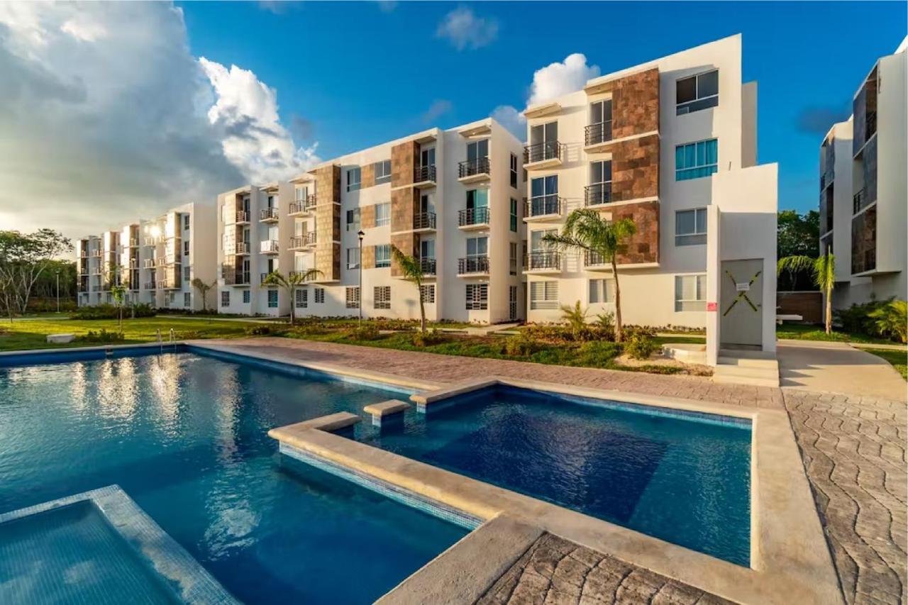 Апартаменты Caribe Turquesa, Departamento Completo, Плая-дель-Кармен Экстерьер фото